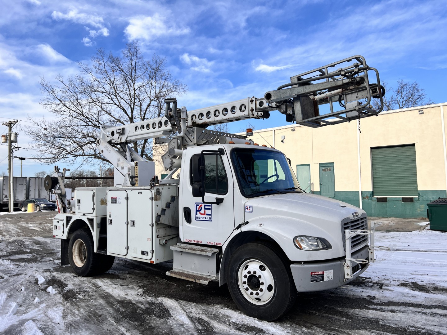 2014 Freightliner M2 Altec at40c ,Cable Placer