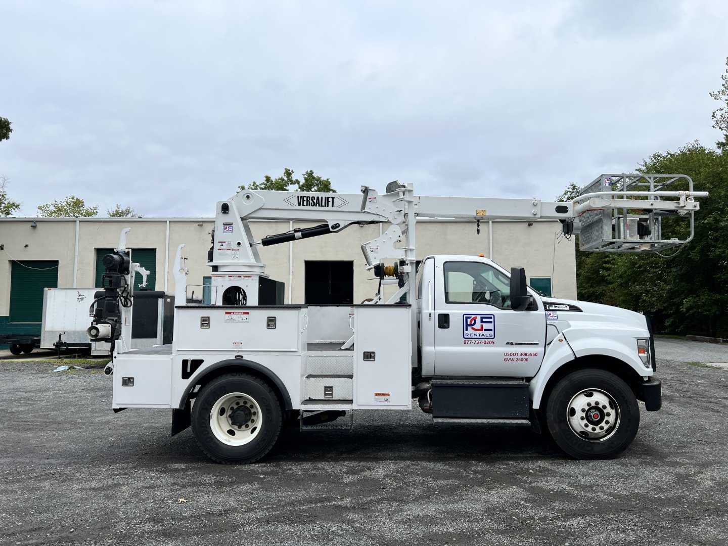 2019 ford f750 versalift vtp40ne